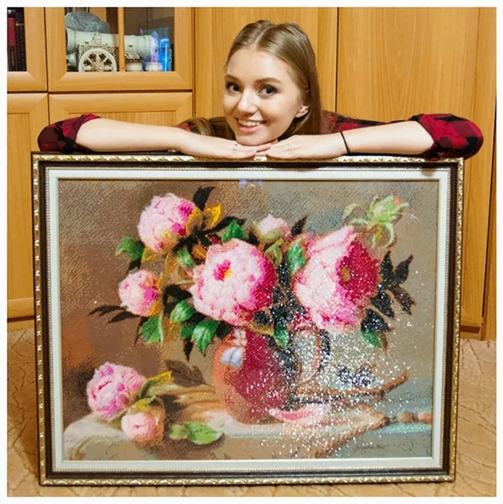 5D Diamond Art Painting Aurora Landscape Mosaic Embroidery Cross Stitch Kit Full Round Rhinestone Diy Wall Home Decor Gift