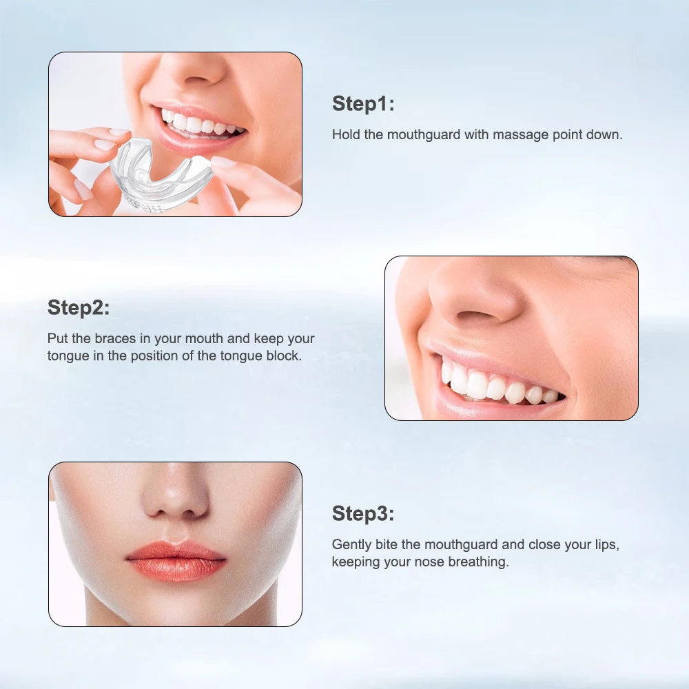 Dental Accessories 3 Stages Dental Braces Teeth Trainer Alignment Mouthpiece Tooth Orthodontic Brace Straightener For Adults