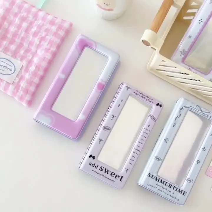 Bowknot Photo Booth Frames - Photo Booth Album for 2X6 Inch Photo Strips Wedding Album 2 X 6 Bookmark Holder 18 Pages 36 Photos