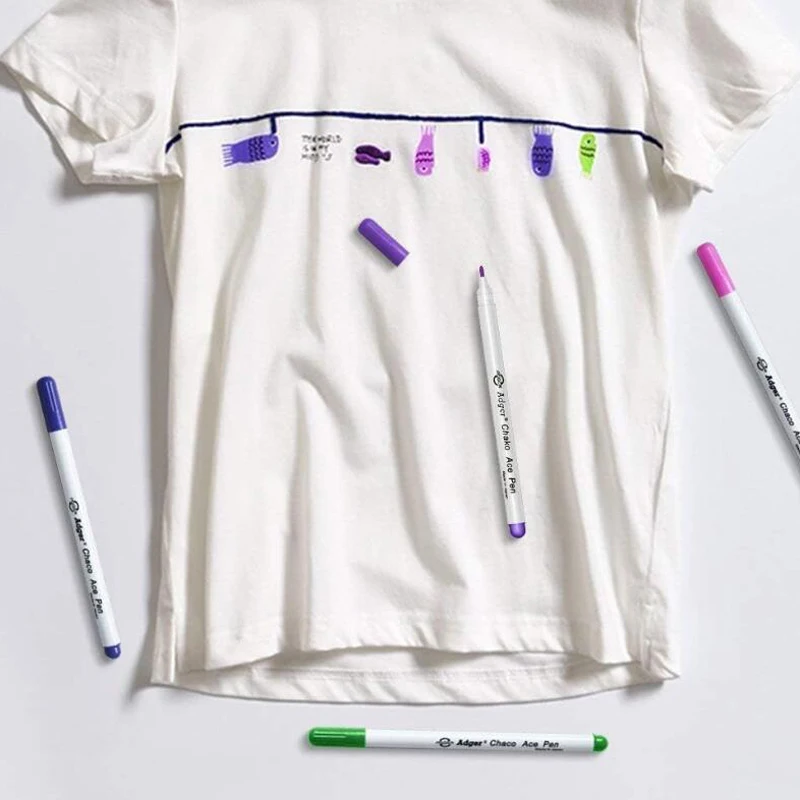 Erasable Fabric Marker Pen for Cross-Stitch Sewing Tools – Can Be Used with Water-Soluble Ink Pens for Embroidery