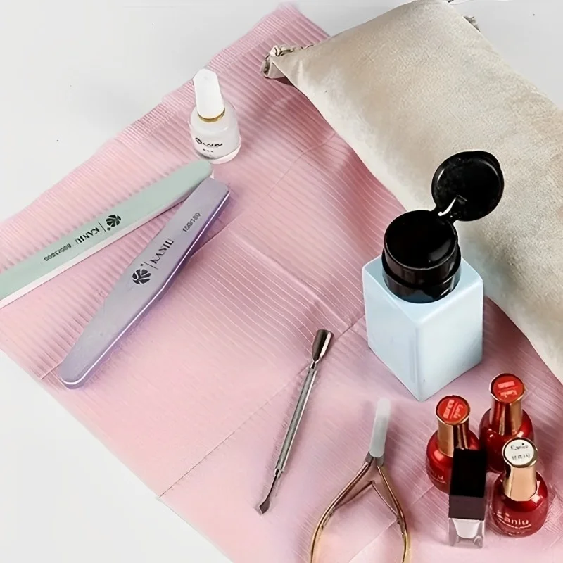 20/50/125Pcs Disposable Tattoo Clean Pad Nail Art Table Mat Foldable Table Covers Waterproof Tablecloth Manicure Beauty Tools