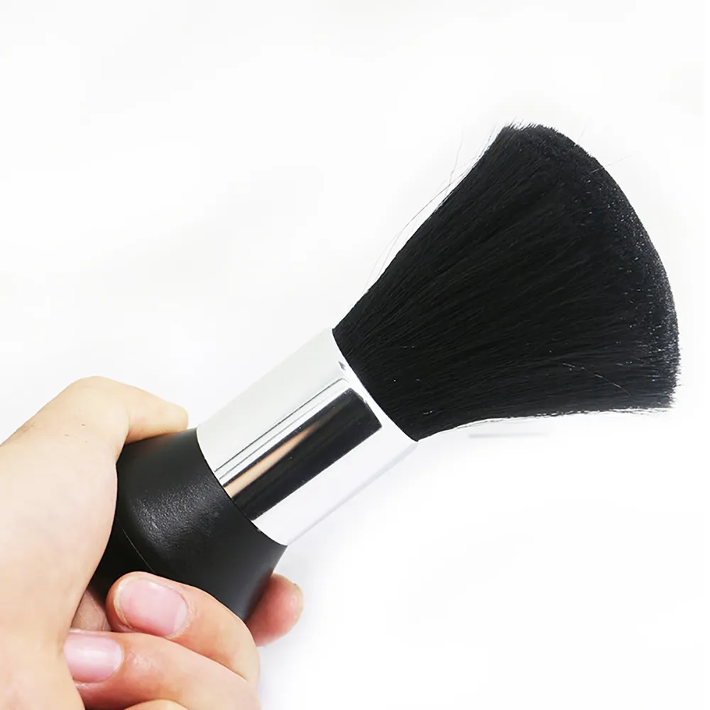 Hairdressing Soft Brush Black Hairdressing Sweeping Neck Hair Cleaning Duster Hair Cutting Brush Barbershop Hair Cut Brush Tools