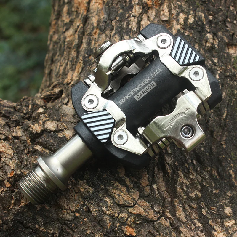 RACEWORK X-M8100 MTB Bike Pedals Ultra-light Self-locking DU+ Ball-bearing Bicycle Pedals Compatible With The Shimano SPD System