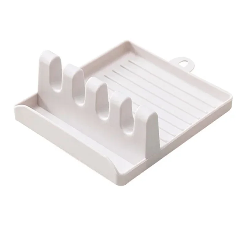 Pan Lid Holder Supports Spoons Pot Cover Rests Spatula Stand For Kitchen Convenience Utensils Tools Accessories Cooker Organizer