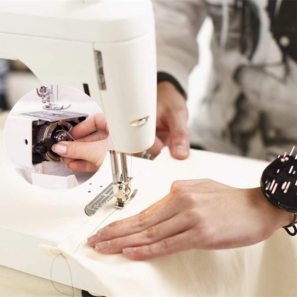 Sewing Machine Bobbin Case Stainless Steel Bobbin Case For Singer Brother All Front Loading 15 Class Sewing Machines Accessories