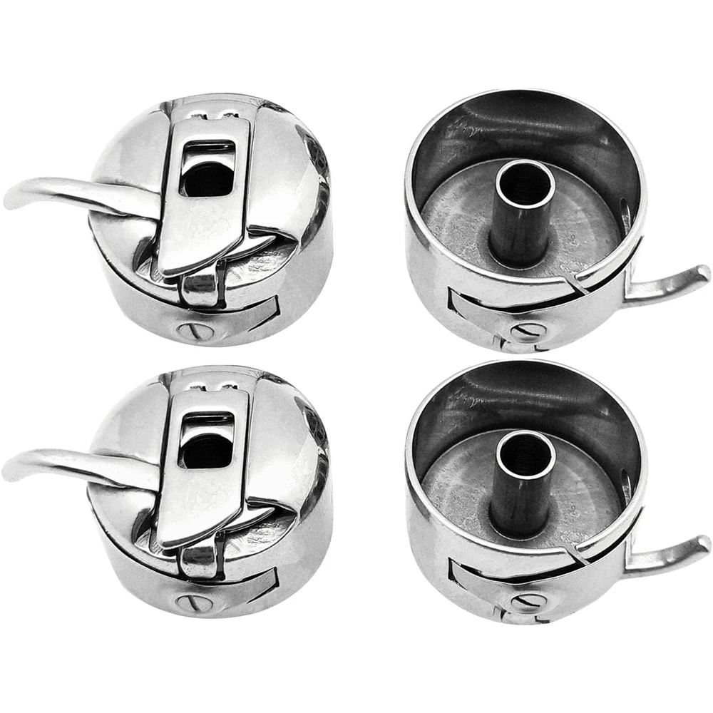 Sewing Machine Bobbin Case Stainless Steel Bobbin Case For Singer Brother All Front Loading 15 Class Sewing Machines Accessories