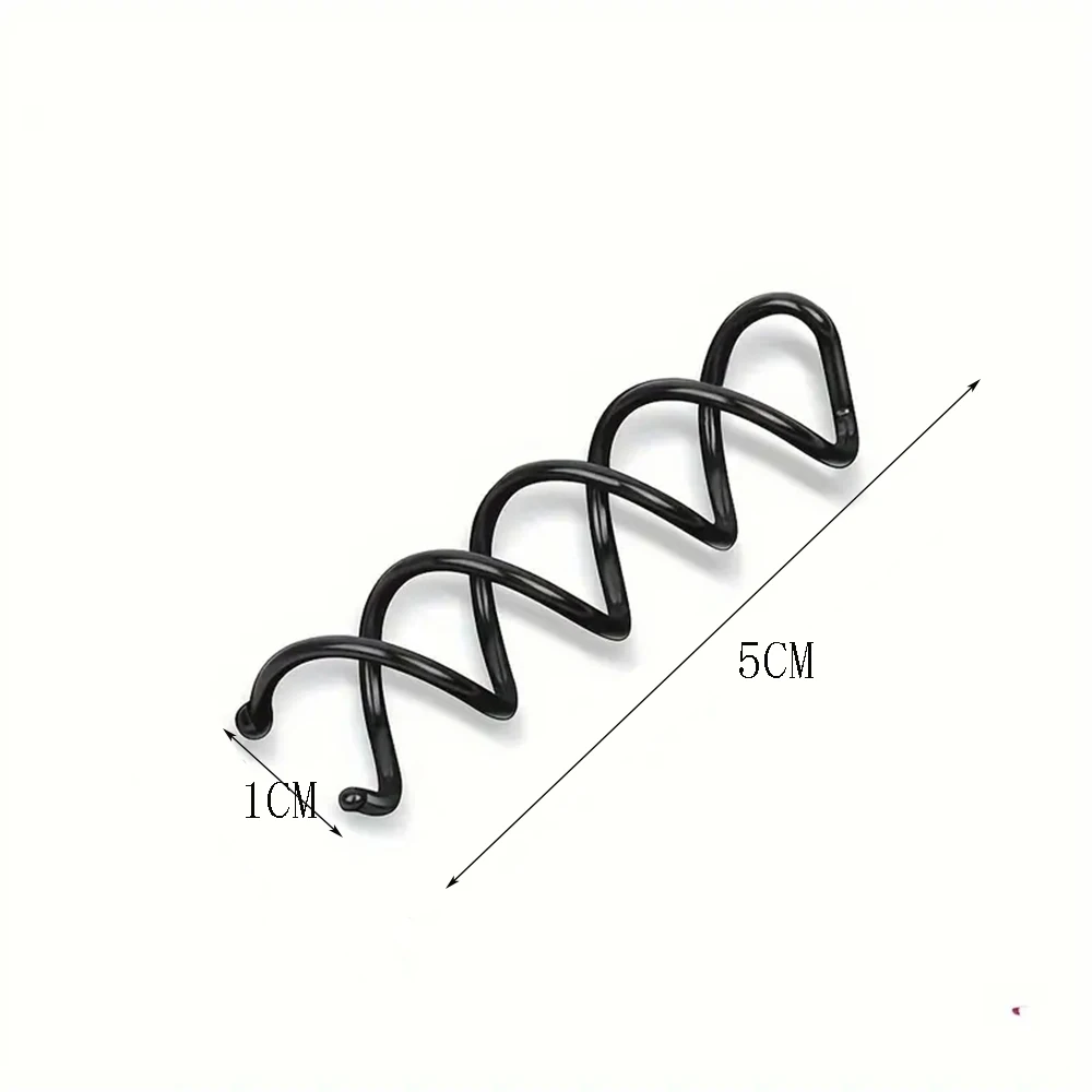 10pcs/Pack Spiral Hair Pins Spin Pins Non-Scratch Round Tips, Twist Screw Hair Pin For Women Bun Hair Style Diy Black