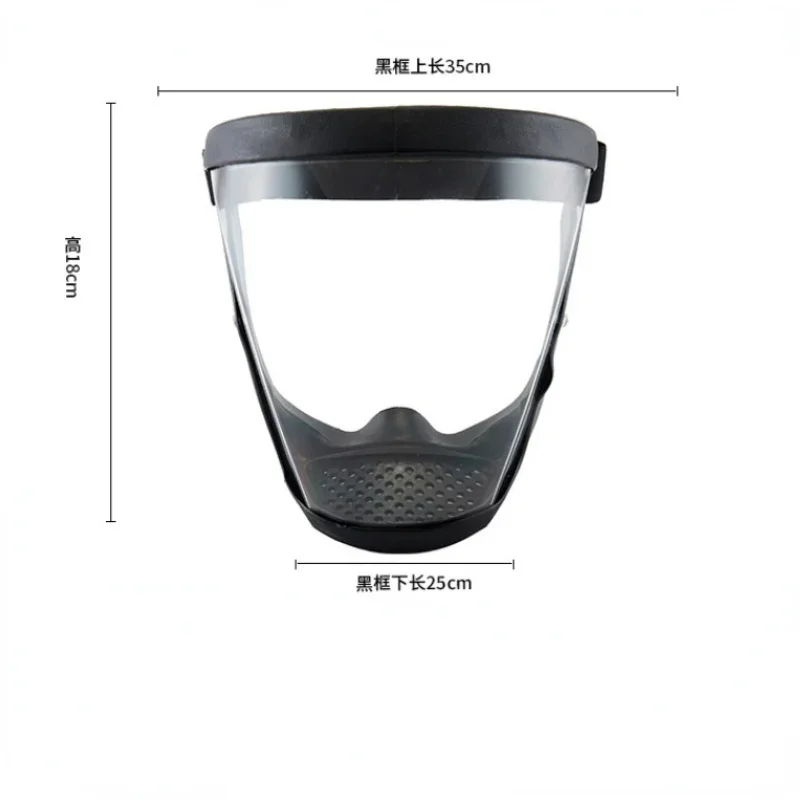 Full Face Protection Anti Droplet Mask Anti Fog Anti Splash Head Wear Glasses Space Spherical
