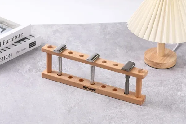 YAQi Beech Wood Razor Holder For Safety Razors