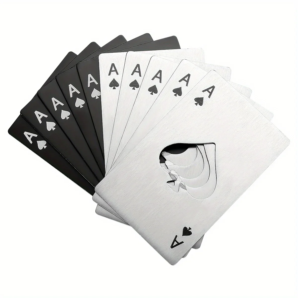 10pcs Poker Card Bottle Opener Ace of Spades Bottle Opener for Wallet and Pocket Metal Beer Opener Wedding Favors for Guests