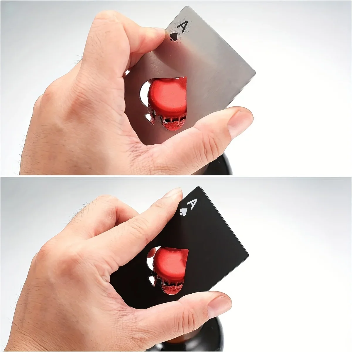 10pcs Poker Card Bottle Opener Ace of Spades Bottle Opener for Wallet and Pocket Metal Beer Opener Wedding Favors for Guests