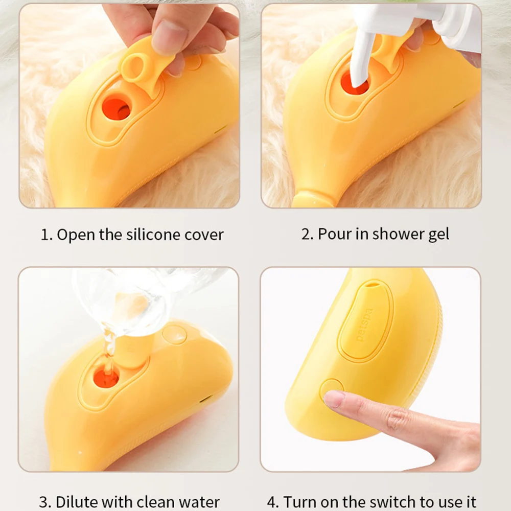 Newest Cat Dog Spray Comb Pet Grooming Accessories Multi Functional Cats Massage Brush Hair Removal Combs Cepillo Vapor Gato