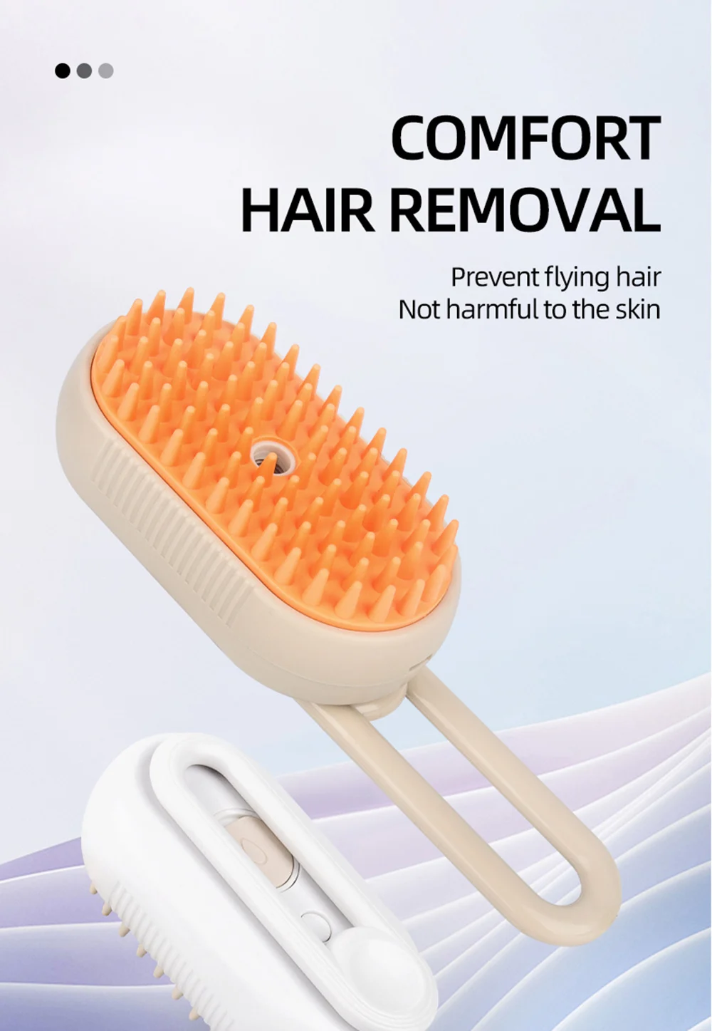 Newest Cat Dog Spray Comb Pet Grooming Accessories Multi Functional Cats Massage Brush Hair Removal Combs Cepillo Vapor Gato