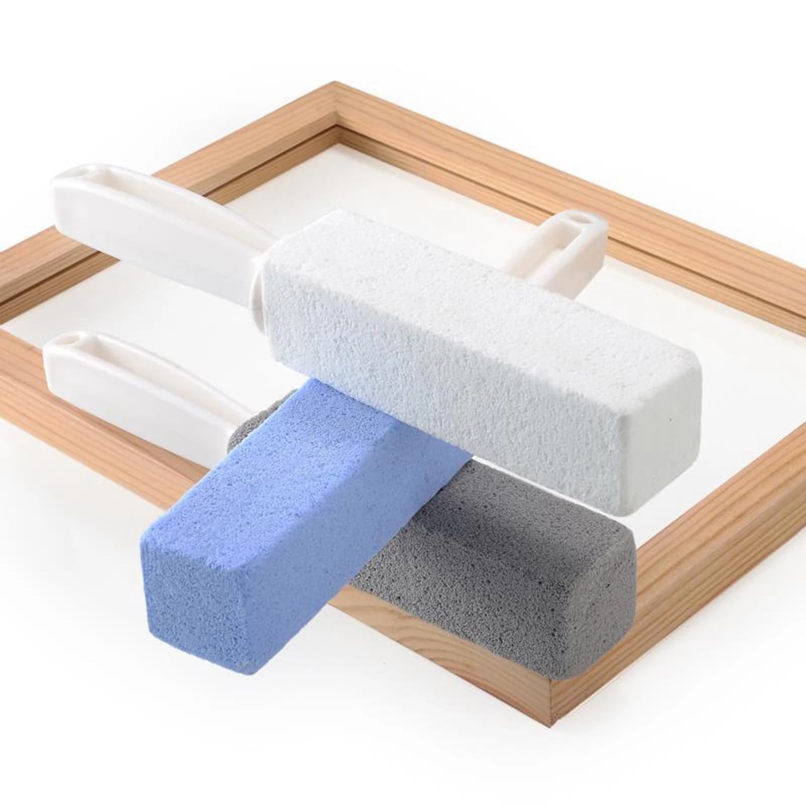 Pumice Stone Toilet Clean Brush Remove Hard Water Rings and Rust Suitable for Toilet Bowl Sink Tile