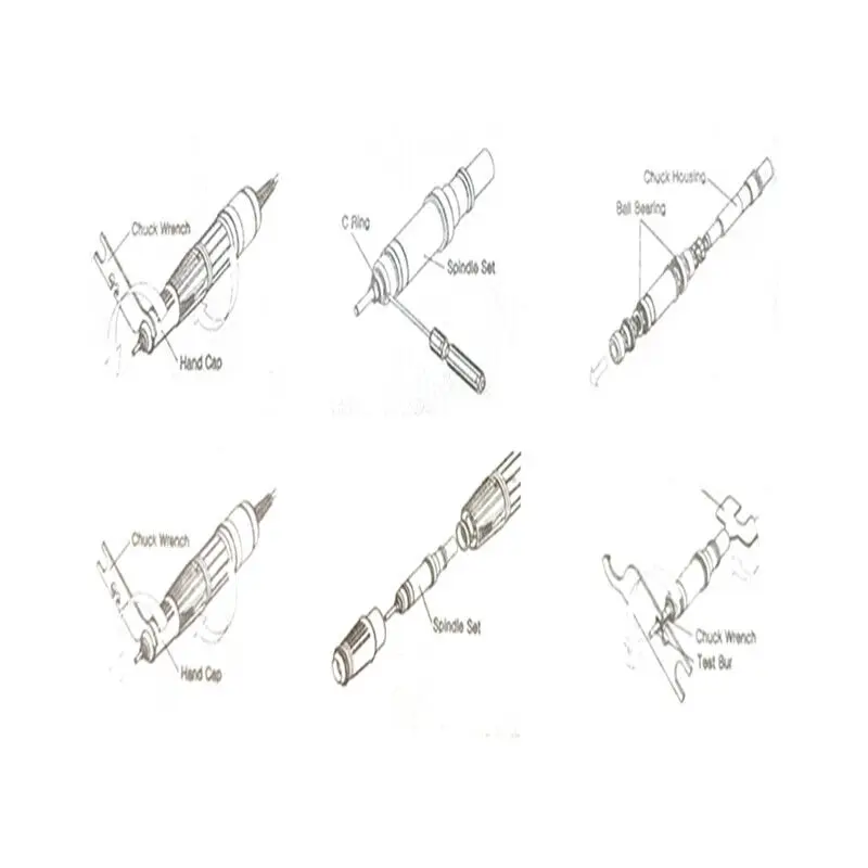 Wrench for STRONG 210 Marathon Nail Polish Drill Pen 102L 105L Electric Nails Drill Tool Nail Art Supplies Accessories