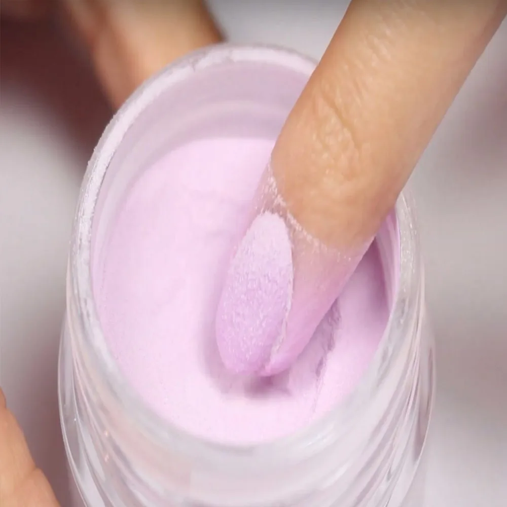 120ML 4.23 OZ Acrylic Nail Powder Pink Clear & White Acrylic Crystal Powder Odor-Free Bubble-Free No Need Nail Lamp Long-Lasting