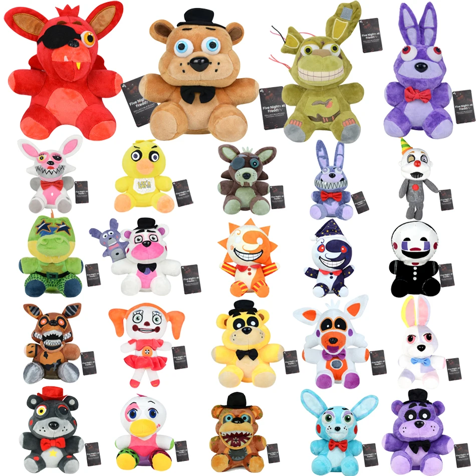 Five Night At Freddy Fnaf Cute Plush Toys Game Doll 18CM Bonnie Bear Foxy Cartoon Stuffed Dolls Freddy Toys For Children Gifts
