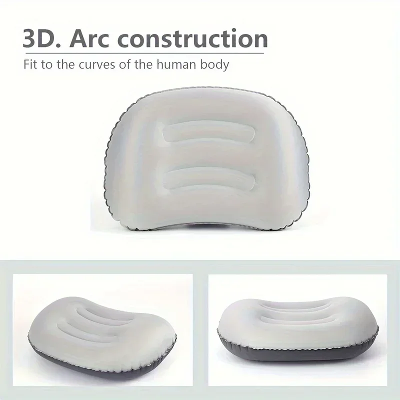 Camping Pillow with Ultralight Inflatable Pillow for Neck Lumbar Support Upgrade Backpacking Pillow