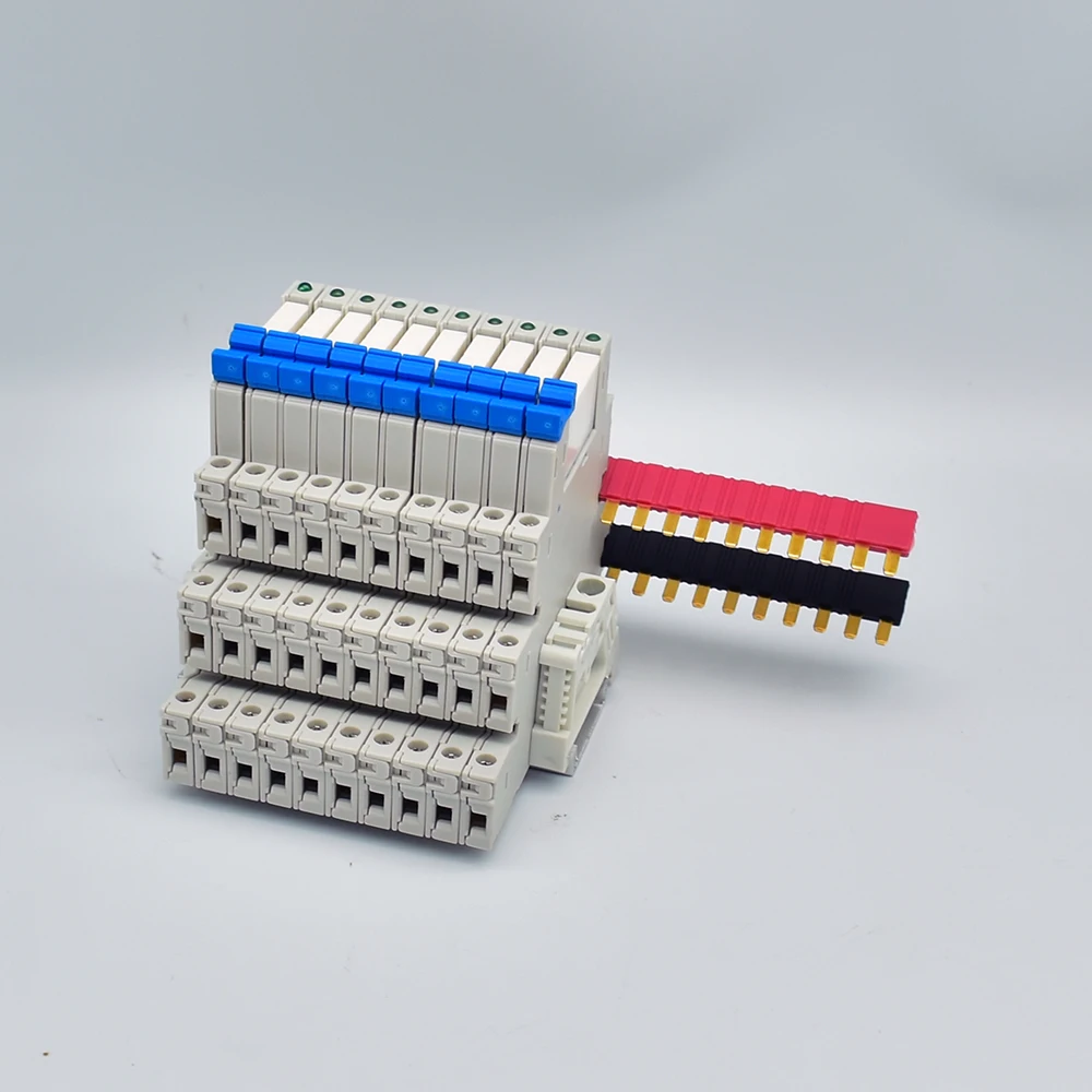 10PCS Ultra Slim Relays with LED 6A, DIN Rail Mount, 41F-5-C2, 41F-12-C2, 41F-24-C2, 5V, 12V, 24V