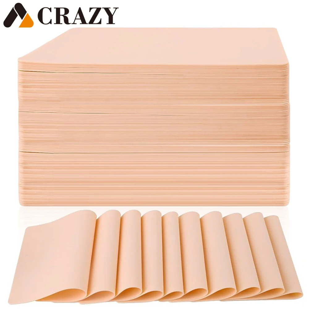 20/10/5/3/1PCS Tattoo Practice Skin Blank Fake Tattoo Skin Synthetic Leather for Permanent Makeup Tattoo Beginner Exercise Tool