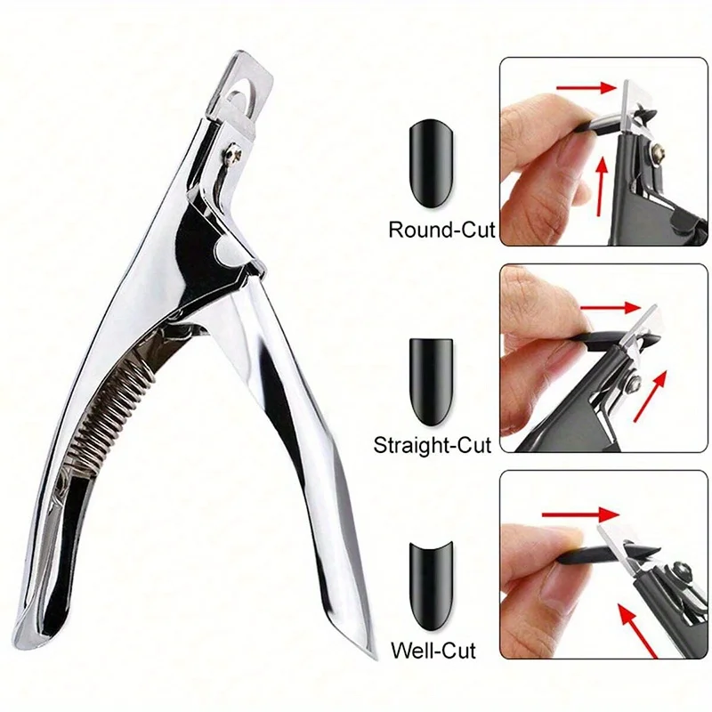 1Pcs Stainless Steel U-Shape Nail Clipper Precision Toenail Clipper Manicure Pedicure Clipper Nail Cutter