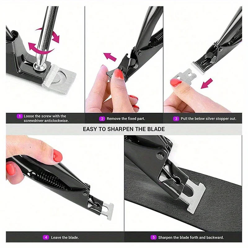 1Pcs Stainless Steel U-Shape Nail Clipper Precision Toenail Clipper Manicure Pedicure Clipper Nail Cutter