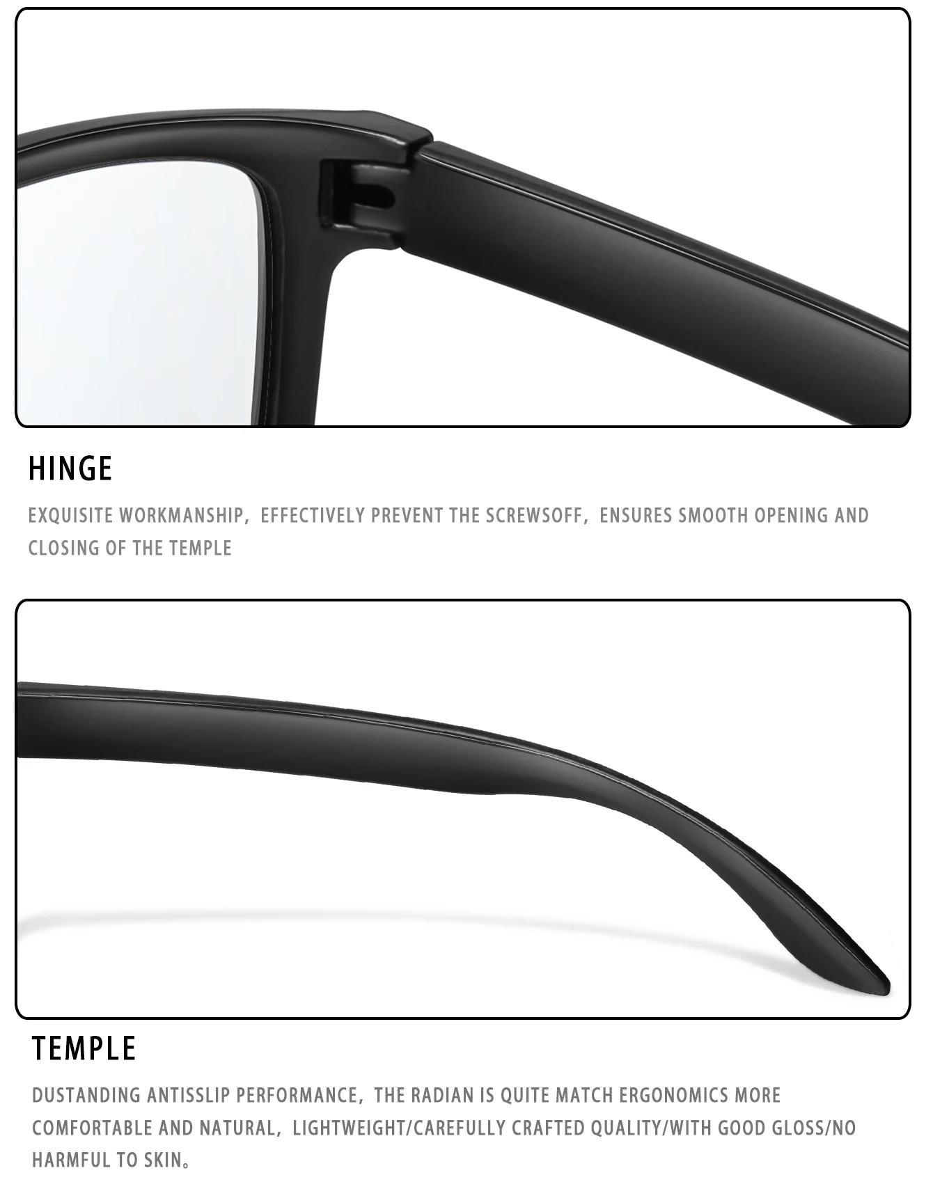 Simple Fashion Photochromic Cycling Sunglasses Men Women Outdoor Sport Mtb Bicycle Eyewear Square Windproof Classic Goggles