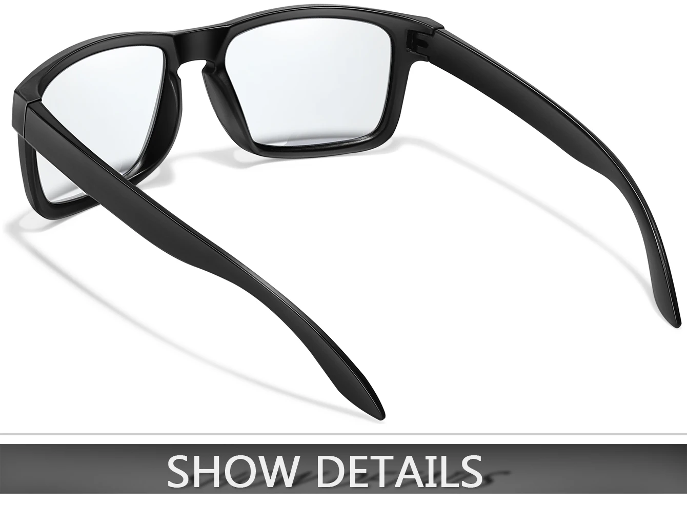 Simple Fashion Photochromic Cycling Sunglasses Men Women Outdoor Sport Mtb Bicycle Eyewear Square Windproof Classic Goggles