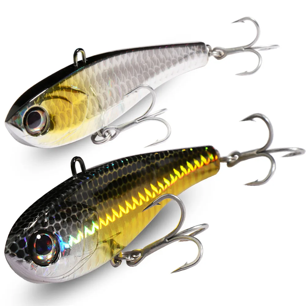 GOBAIT VIBRATION High Pitch VIB 10g 17g 34.5g Sinking Pencil Lure Long Casting Fishing Bass Pesca Swimbait Hook Silicone Bait