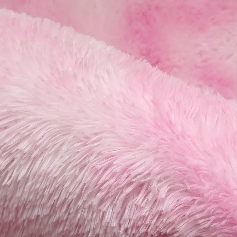 Pink Bedroom Carpet For Children's Room Cute Girls Floor Soft Mat Living Room Decoration White Fluffy Large Kids Bedside Rugs