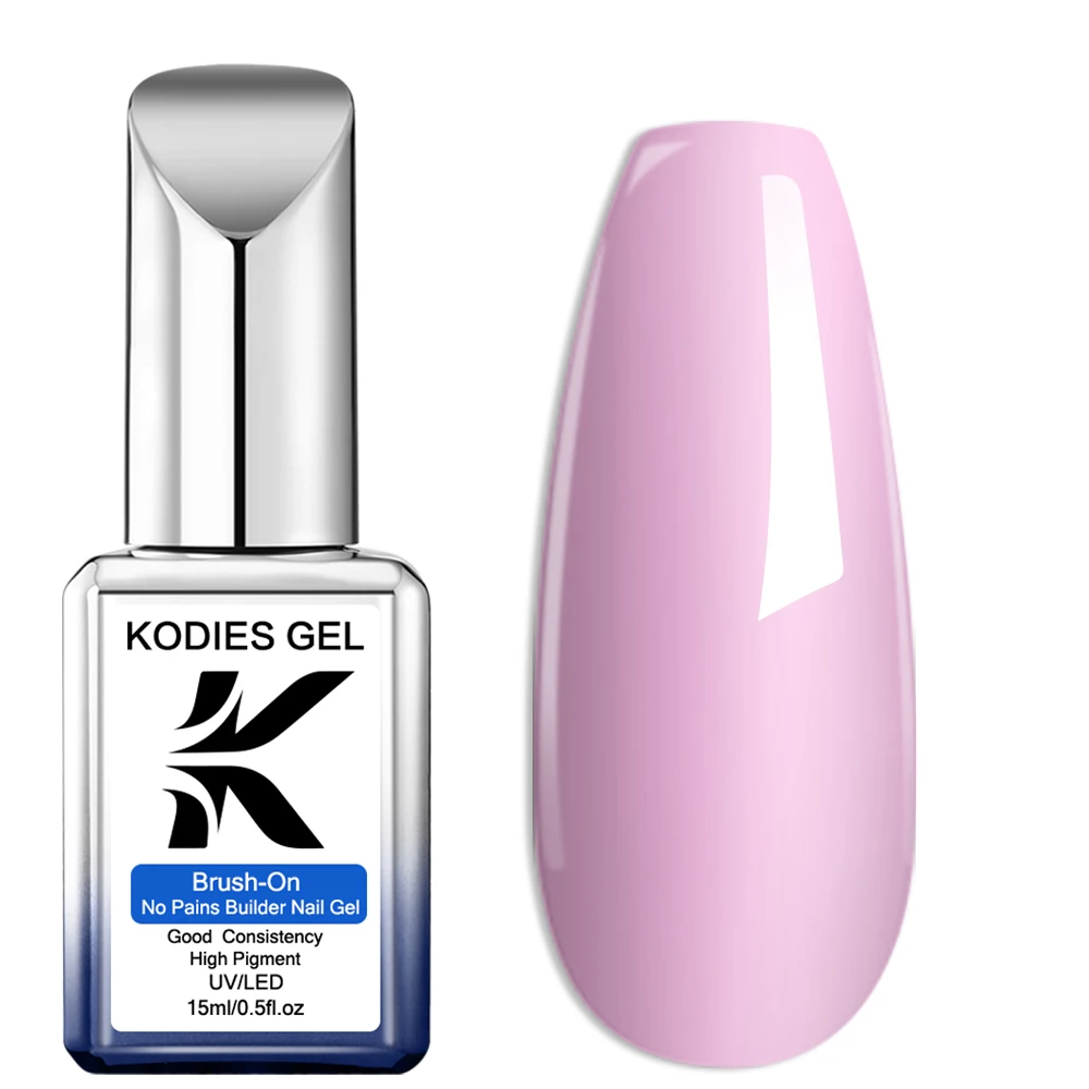 KODIES GEL Biabs Builder Nail Gel Polish Brush On Violet Pink Construction Gel for Extension High Viscosity Hard Gellak Manicure