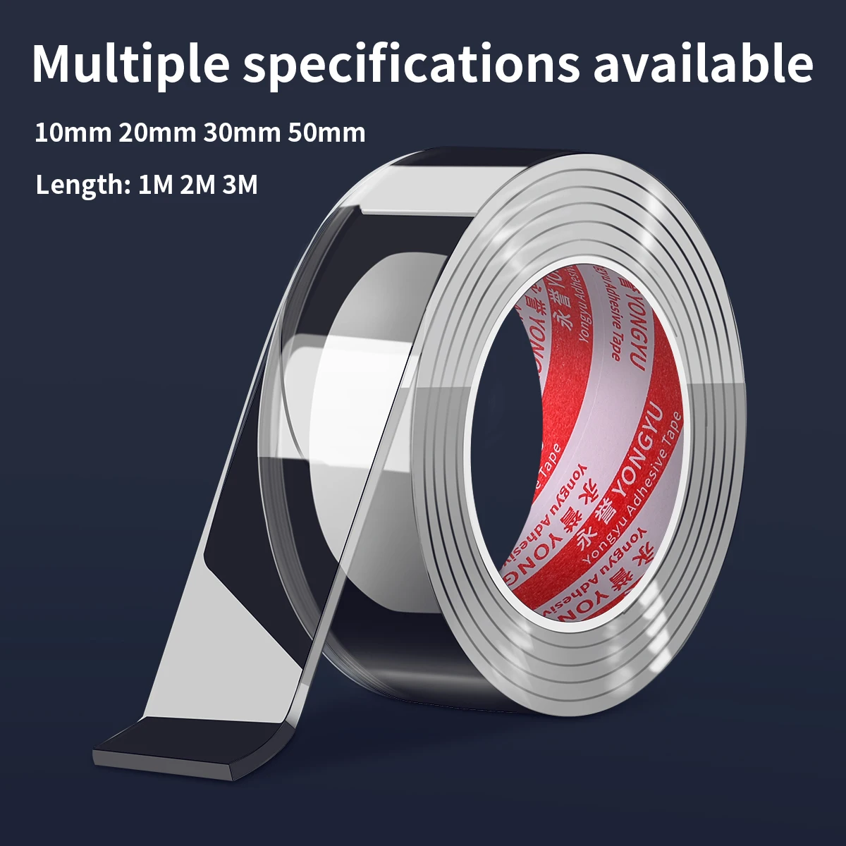 Ultra-strong Nano Double-Sided Tape High Adhesion Transparent Automotive Decoration Fixed Ornaments Gift Heavy-duty Sticky