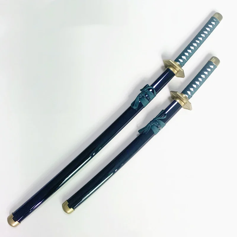 Anime Bleach Katana Wooden Ninja Blade Knife Aizen Sousuke Cosplay Prop Sword Real Sized Japanese Katana Samurai Sabre Toy Gift