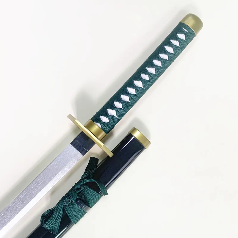 Anime Bleach Katana Wooden Ninja Blade Knife Aizen Sousuke Cosplay Prop Sword Real Sized Japanese Katana Samurai Sabre Toy Gift