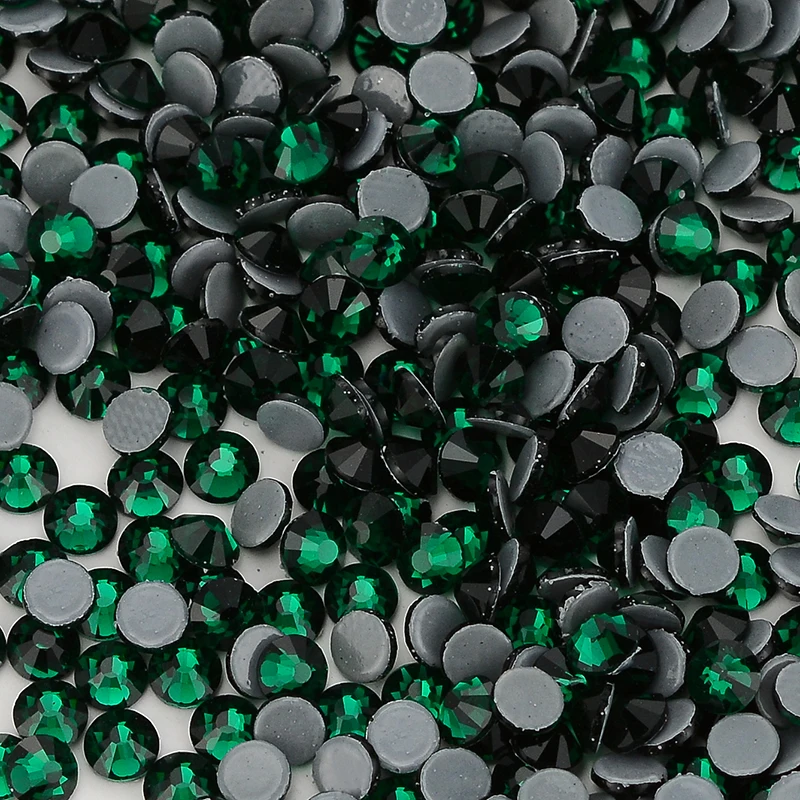 QIIY SS6-SS20 1440Pcs Top Glass Crystal Hotfix Rhinestones Flatback Glitter Stones Nail Art Decorations DIY Accessoriesries