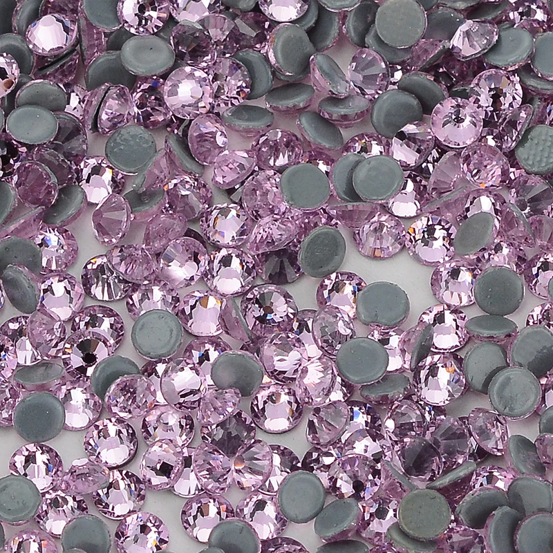 QIIY SS6-SS20 1440Pcs Top Glass Crystal Hotfix Rhinestones Flatback Glitter Stones Nail Art Decorations DIY Accessoriesries