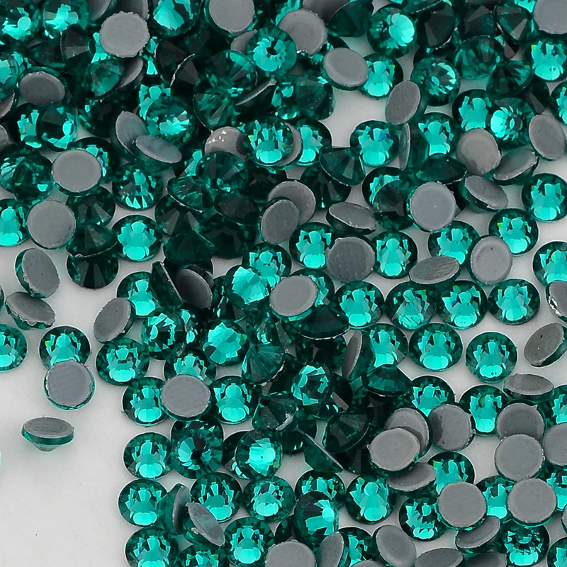 QIIY SS6-SS20 1440Pcs Top Glass Crystal Hotfix Rhinestones Flatback Glitter Stones Nail Art Decorations DIY Accessoriesries