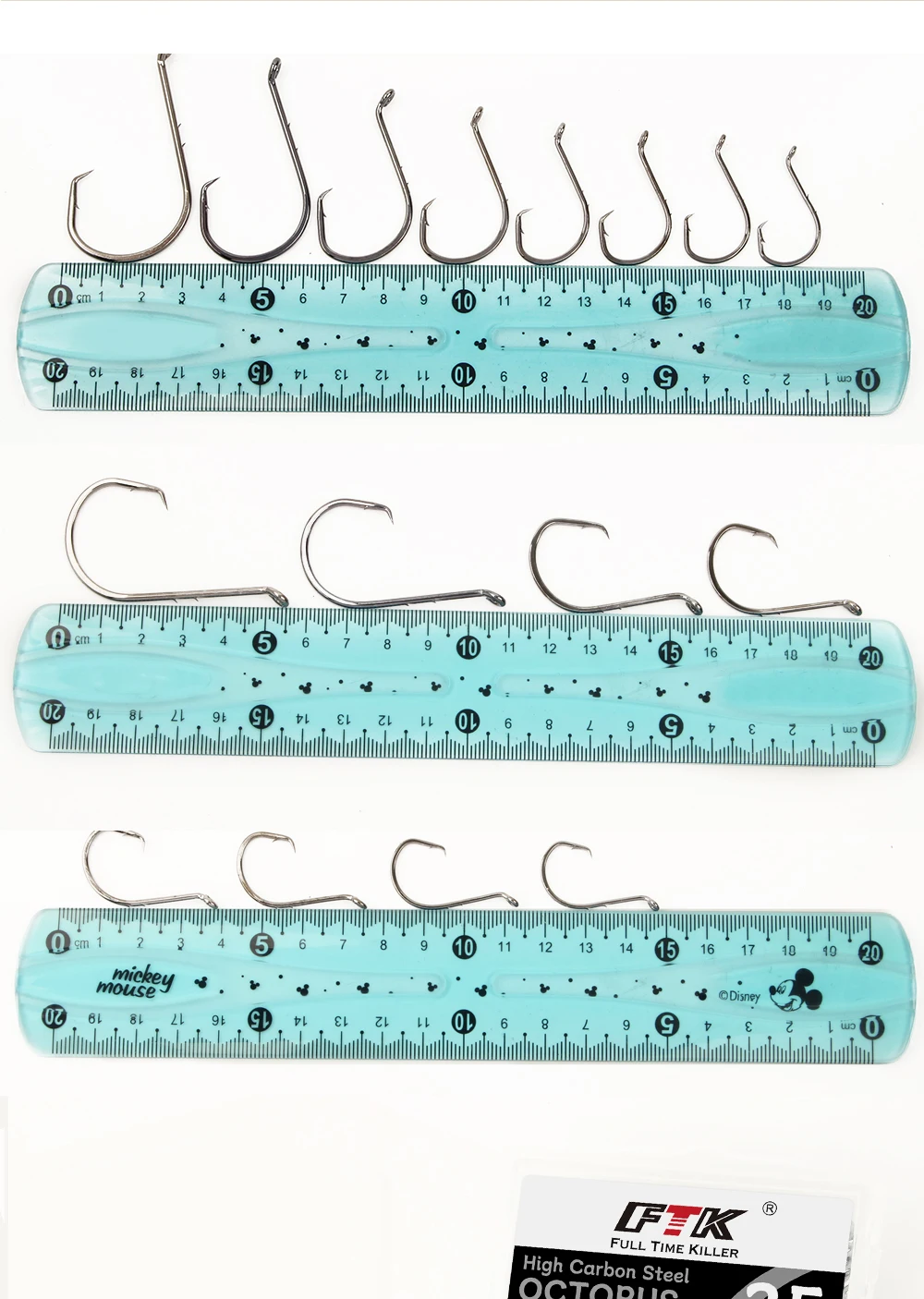 FISH KING 25/50PCS Double Back Stab Saltwater Fishing Hooks Strong Circle Fishhook Bait Catfish Fishing Eagle Claw Circle Hooks