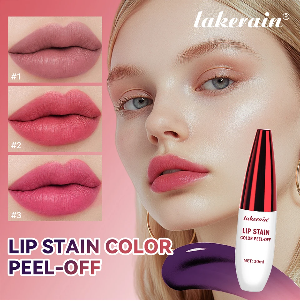Lip Stain Peel Off 24 Hours Water Resistant Lipsticks Makeup Liquid Lipstick Matte Lipstick for Lips Stick Free Shipping Ink