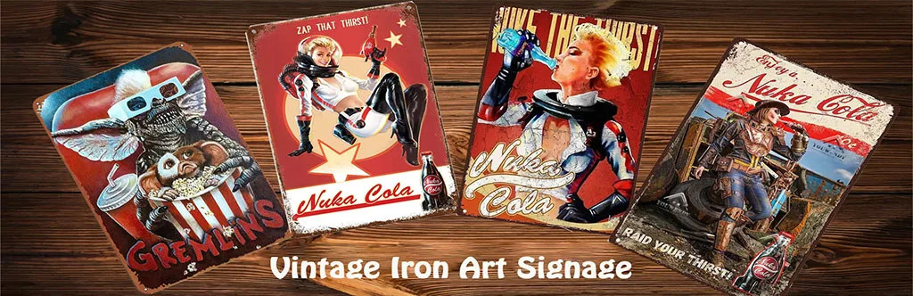 Vintage Warning Garage Metal Sign Plate Plaque -Tin Sign Wall Decor for Home, Bar, Pub, Store, Man Cave, Ideal Decor for Outdoor