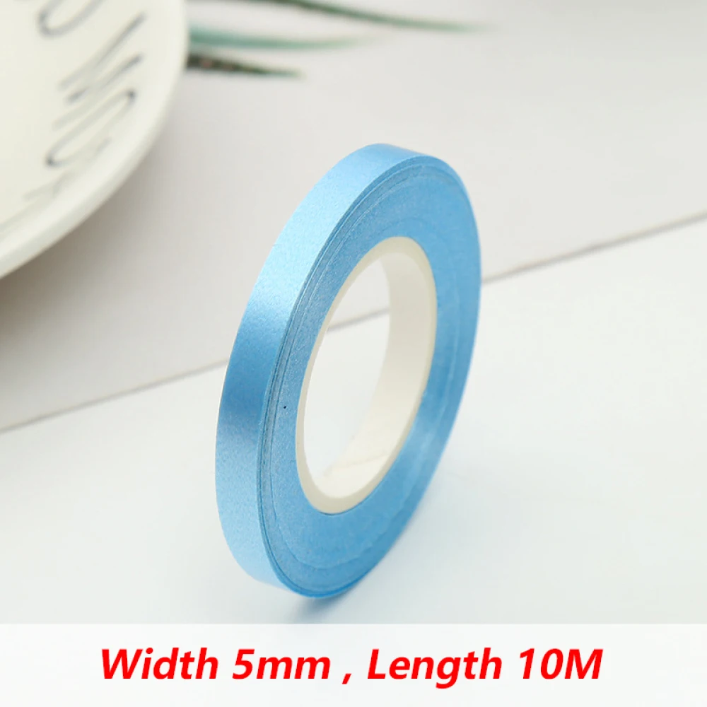 Balloon Ribbon Birthday Decor 10Meter/Rolls 5mm Birthday Party Decor Wedding Balloon Laser Rope Satin Ribbons Party Decoration
