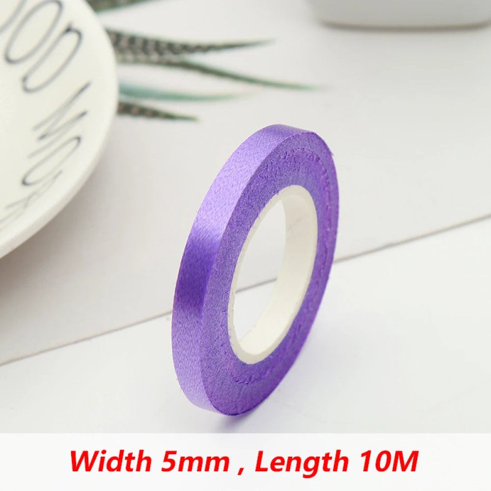 Balloon Ribbon Birthday Decor 10Meter/Rolls 5mm Birthday Party Decor Wedding Balloon Laser Rope Satin Ribbons Party Decoration