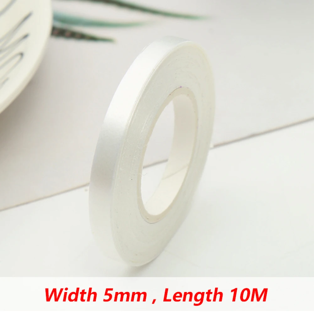 Balloon Ribbon Birthday Decor 10Meter/Rolls 5mm Birthday Party Decor Wedding Balloon Laser Rope Satin Ribbons Party Decoration