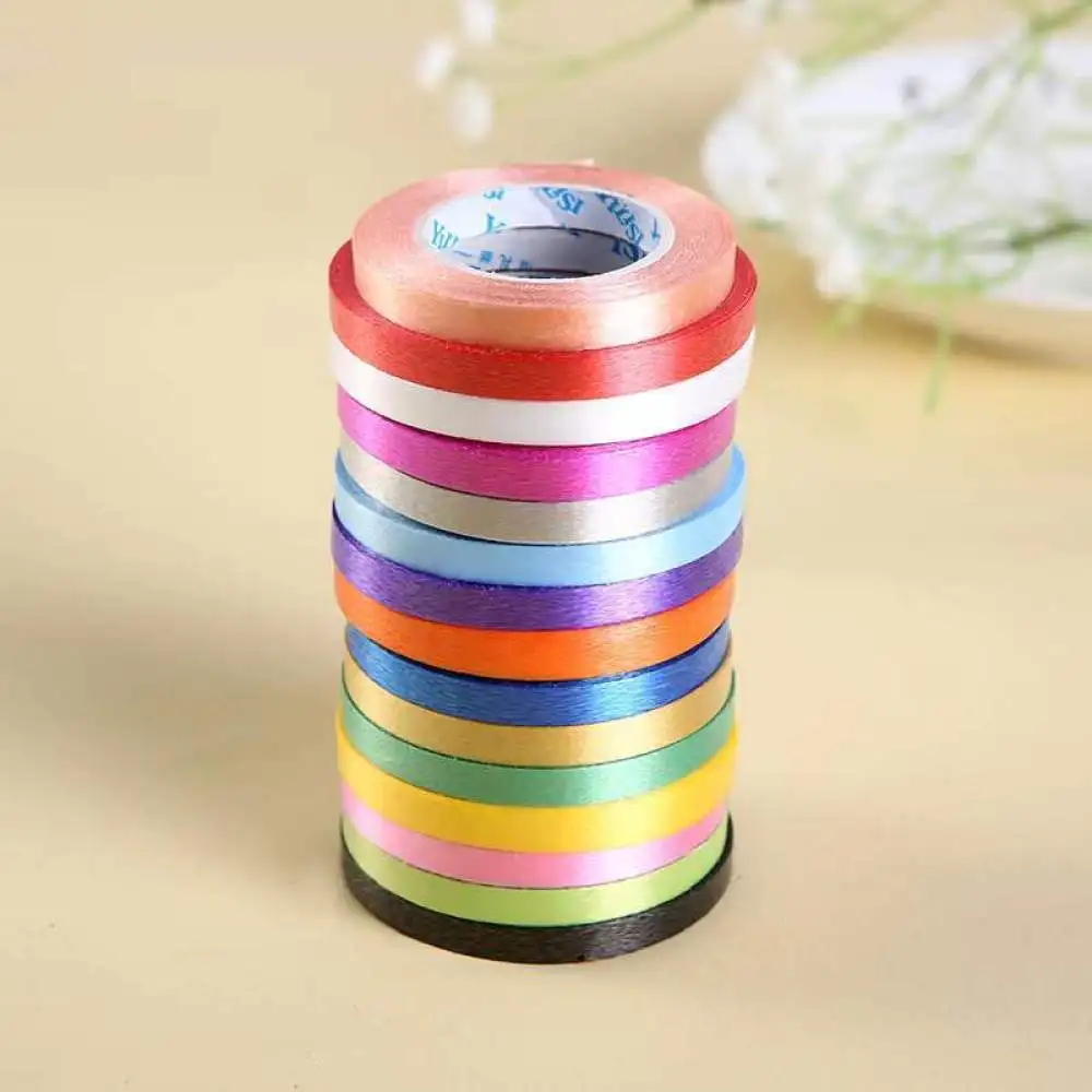 Balloon Ribbon Birthday Decor 10Meter/Rolls 5mm Birthday Party Decor Wedding Balloon Laser Rope Satin Ribbons Party Decoration