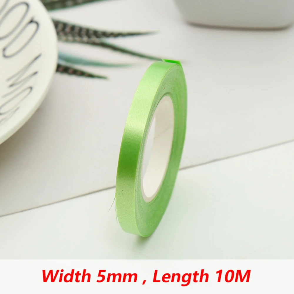 Balloon Ribbon Birthday Decor 10Meter/Rolls 5mm Birthday Party Decor Wedding Balloon Laser Rope Satin Ribbons Party Decoration