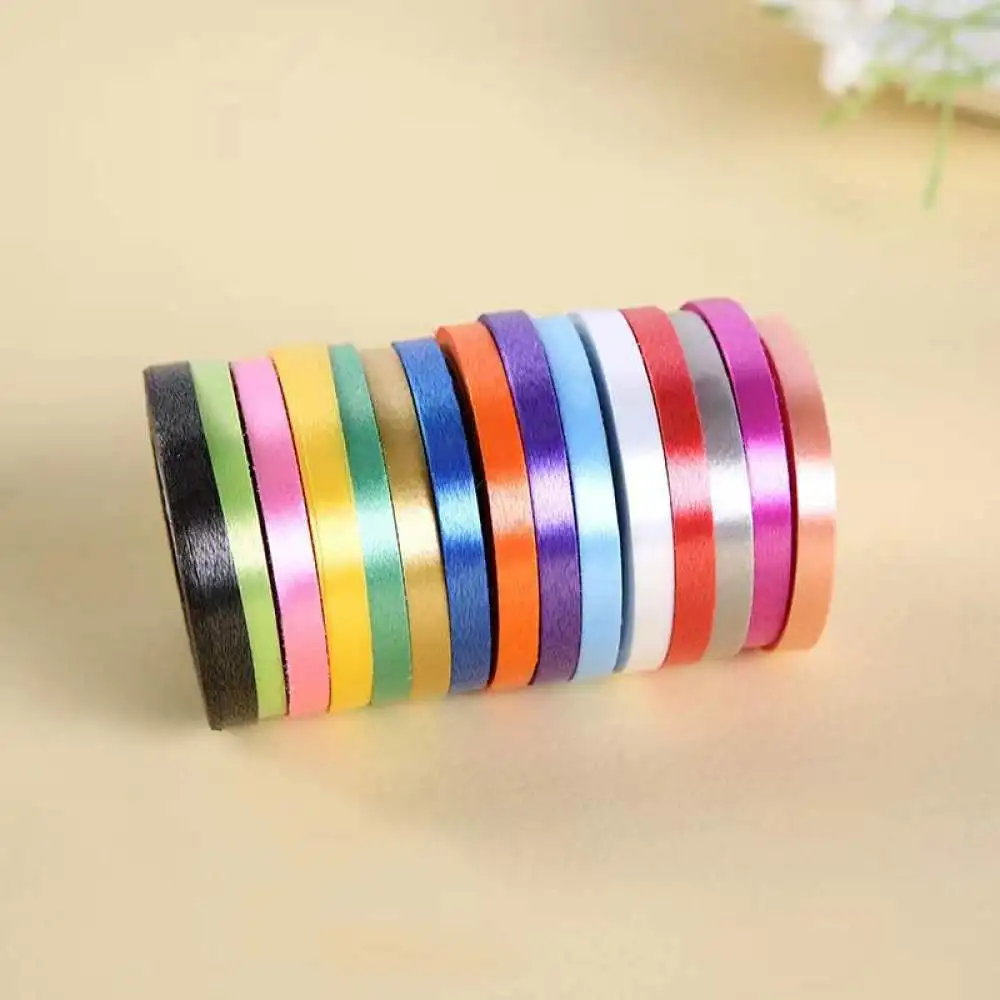 Balloon Ribbon Birthday Decor 10Meter/Rolls 5mm Birthday Party Decor Wedding Balloon Laser Rope Satin Ribbons Party Decoration