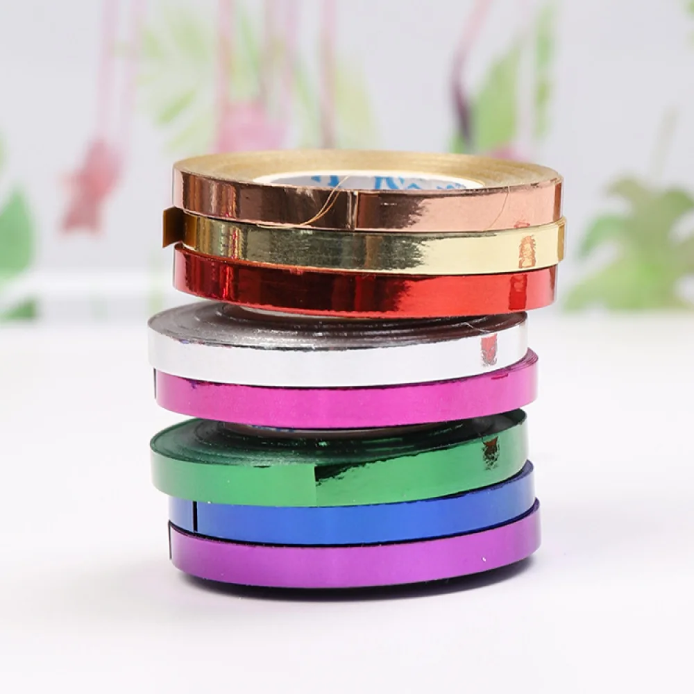Balloon Ribbon Birthday Decor 10Meter/Rolls 5mm Birthday Party Decor Wedding Balloon Laser Rope Satin Ribbons Party Decoration