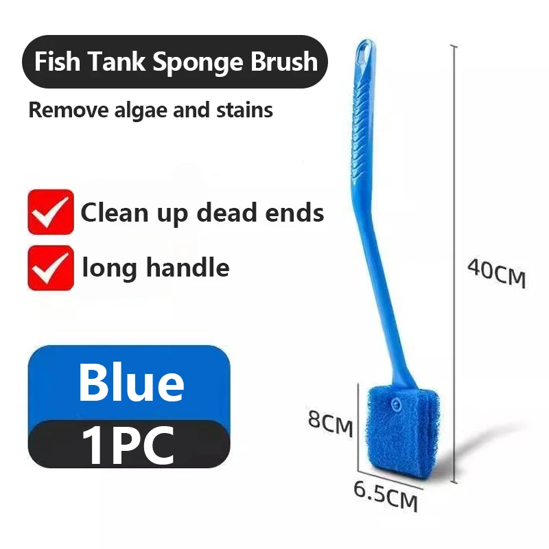 Fish Tank Glass Plant Cleaning Brush Floating Cleaning Window Algae Scraping Sponge Accessories Aquarium Fish Tank Cleaning Tool