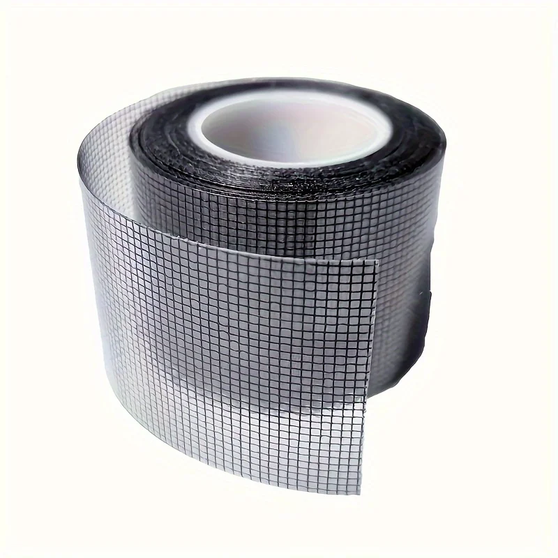 Strong Adhesive Fiberglass Mesh Repair Tape - Waterproof Mosquito Net and Fabric Patch, Easy to Use