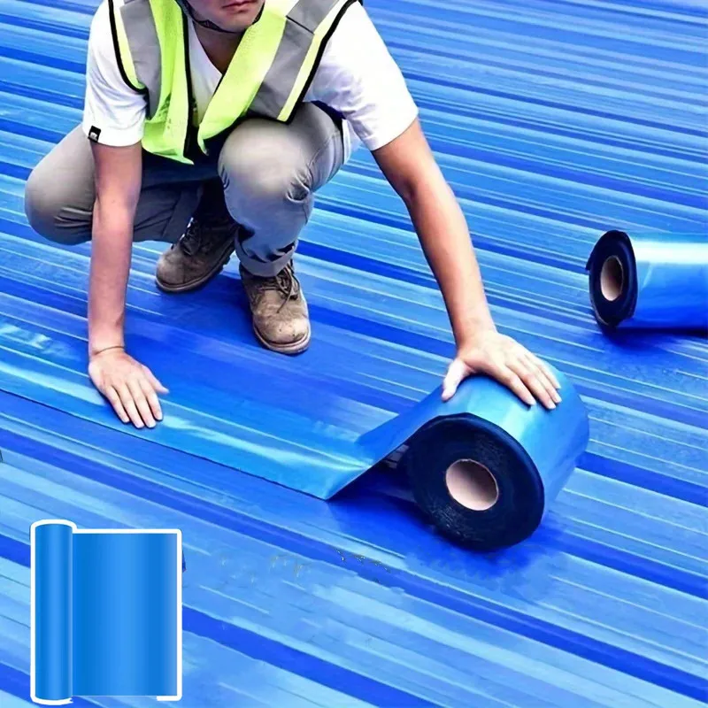Butyl Patching Roof Waterproofing Tape for Roof Tile Crack Self-adhesive Aluminum Foil Waterproofing Waterproof Sealing Band